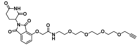 CAS : 2496687-00-2     Thalidomide-O-amido-PEG4-Propargyl    沙利度胺-O-酰胺-四聚乙二醇-丙炔  
