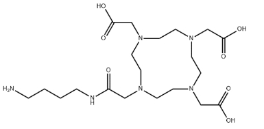 DOTA-C4-NH2，DOTA-C4-Amine，合成多肽类中间体，CAS号753421-63-5.png