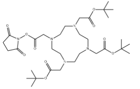 DOTA-(COOt-Bu)₃-NHS，CAS 号 819869-77-7，试剂，多肽偶联剂