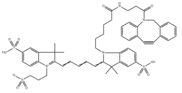 DBCO-CY5，CAS号1564286-24-3，分子识别、靶向递送