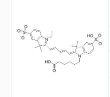 Cy5 酸；CAS号：146368-11-8，用于标记肽, 蛋白质, 寡核苷酸的氨基基团的反应染料