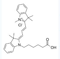 Cy3NS 酸（Cy3-COOH）（Cyanine3 carboxylic acid）；花青素CY3羧基；CAS号：1032678-01-5