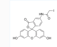5-IAF 5-(碘乙酰胺基)荧光素 CAS号：63368-54-7