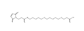 Mal-NH-PEG4-CH2CH2COOH，1263045-16-4，Mal-amido-PEG4-C2-acid 