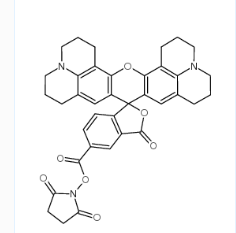 CAS号：114616-32-9；5(6)-ROX, SE；5(6)-羧基-X-罗丹明琥珀酰亚胺酯