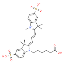  磺酸基-Cy3 羧酸	 