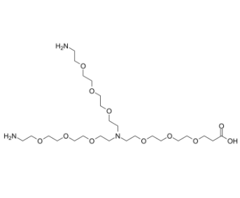 N-(acid-PEG3)-N-bis(PEG3-amine) 