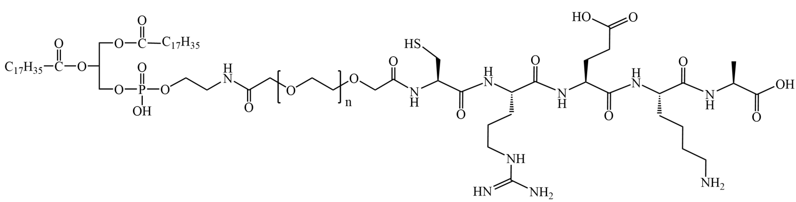 CREKA 修饰磷脂-聚乙二醇共聚物，DSPE-PEG₂K-CREKA
