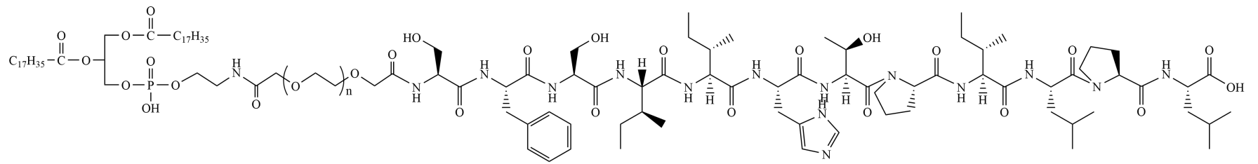 DSPE-PEG₂K-SP94，SP94 肽修饰磷脂-聚乙二醇共聚物