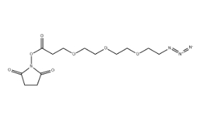 N3-PEG3-CH2CH2COONHS Ester