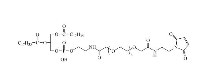 DSPE-PEG2000-Mal，马来酰亚胺-聚乙二醇-磷脂