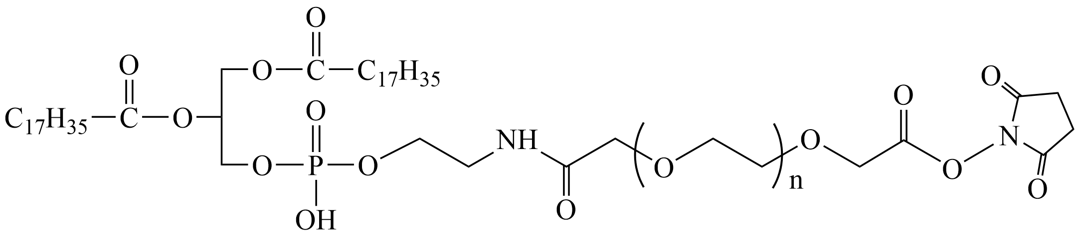 DSPE-PEG2000-NHS，磷脂聚乙二醇琥珀酰亚胺酯