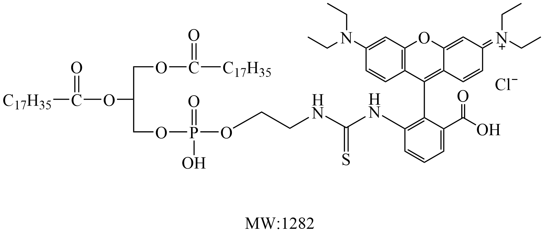 罗丹明标记二硬脂酰磷脂酰乙醇胺，DSPE-RB