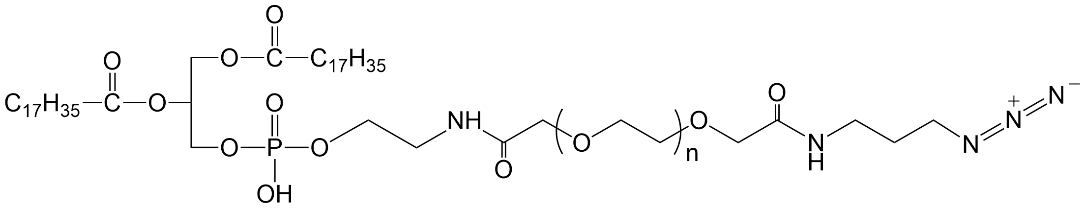 叠氮-PEG-磷脂，DSPE-PEG2000-N₃