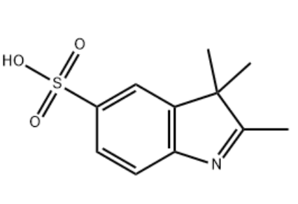 	2,3,3-三甲基-3H-吲哚-5-磺酸	 