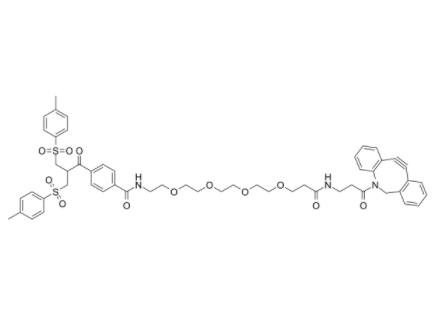 	Bis-sulfone-PEG4-DBCO 