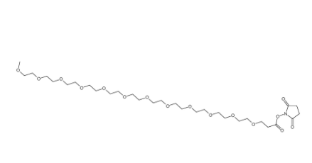 	甲基-PEG12-NHS酯	  