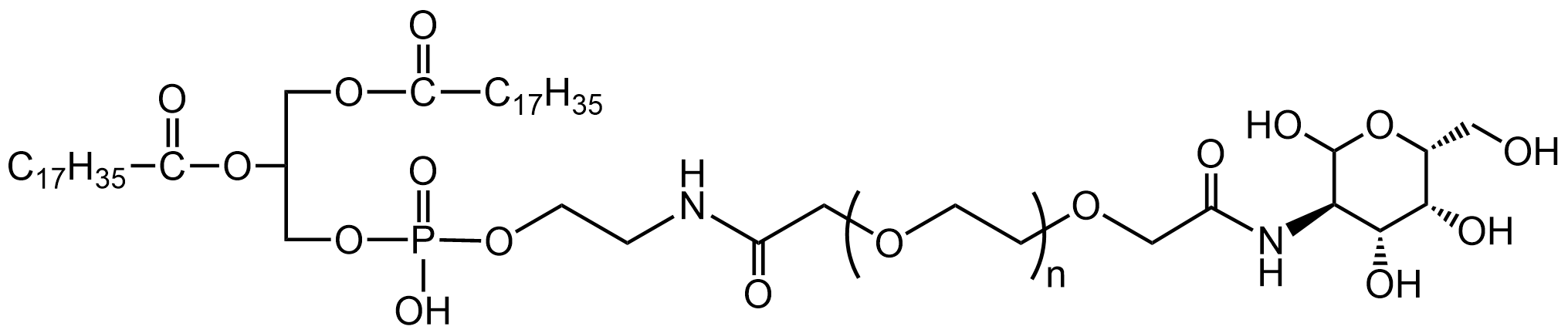 DSPE-PEG2000-Galactose，半乳糖修饰磷脂-聚乙二醇衍生物