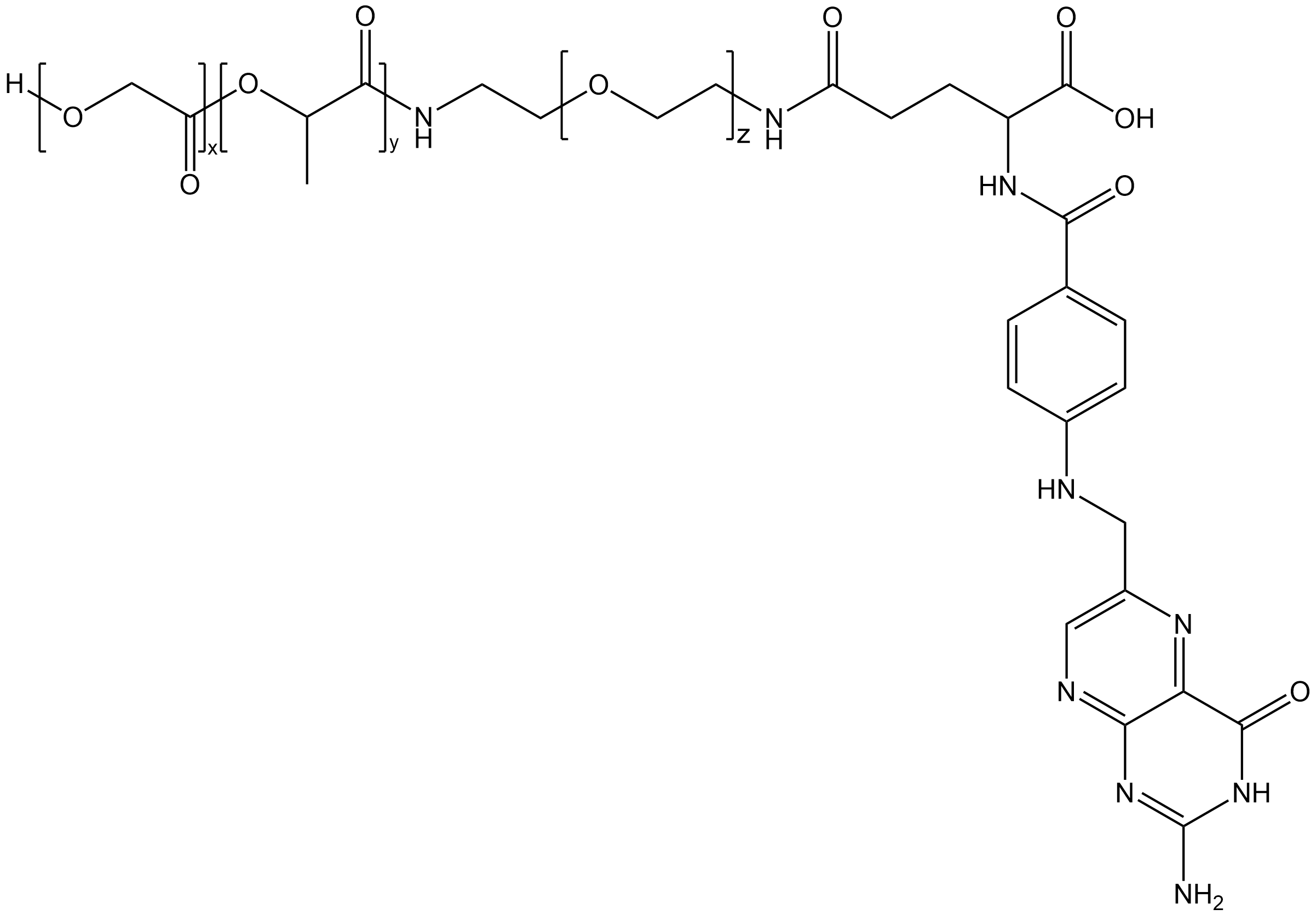 PLGA-PEG-FA，聚乳酸羟基乙酸共聚物-聚乙二醇-叶酸