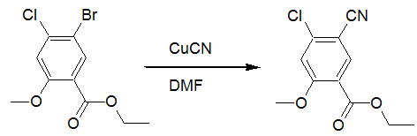 芳香卤代烃在金属催化作用下的腈化反应