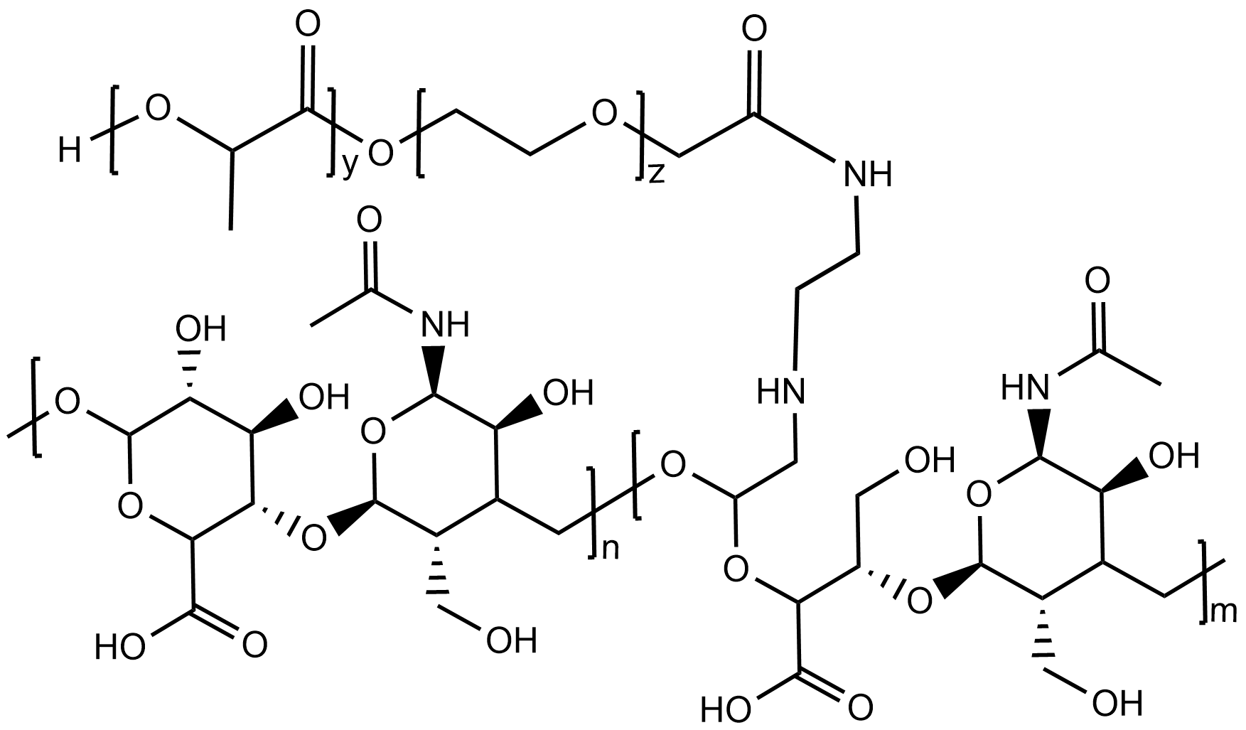 PLA-PEG-HA，聚乳酸-聚乙二醇-透明质酸