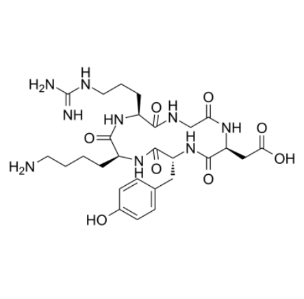 Cyclo(-Arg-Gly-Asp-D-Tyr-Lys) trifluoroacetate salt 