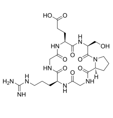 Cyclo(-Gly-Arg-Gly-Glu-Ser-Pro) trifluoroacetate salt 