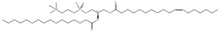 18:1(n7)-16:0 PC - IsoPure，CAS:2389048-50-2，1-(11Z-十八烯酰基)-2-棕榈酰基-sn-甘油-3-磷酸胆碱