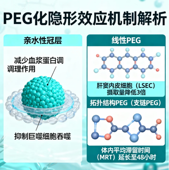 PEG修饰延长纳米颗粒