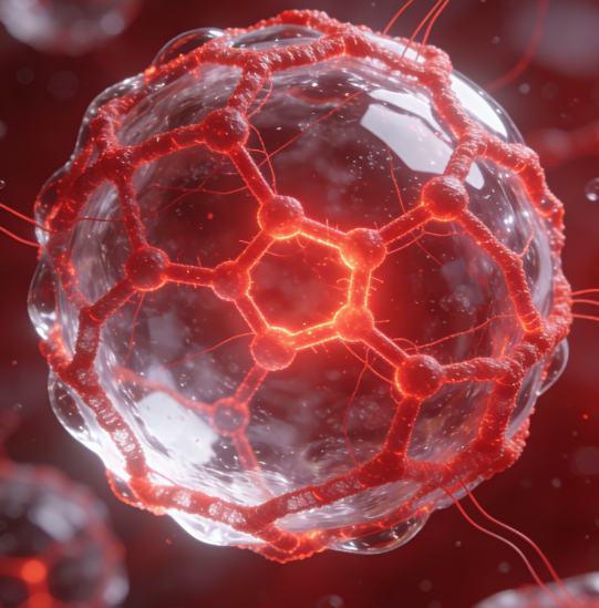 红色荧光PEG修饰二氧化硅