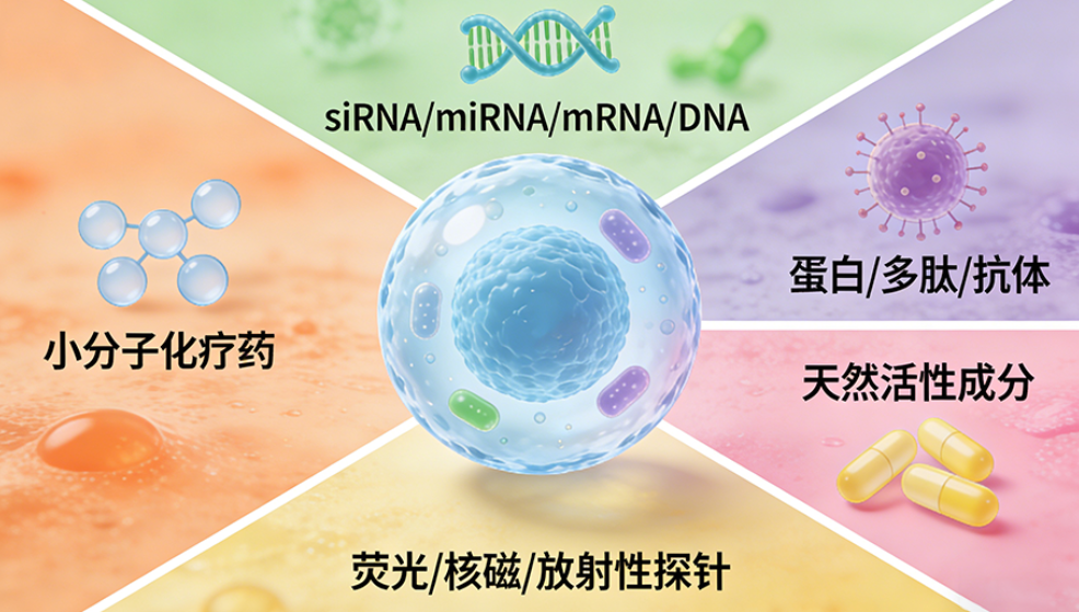 可装载药物类型
