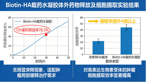 Biotin-HA靶向载药水凝胶