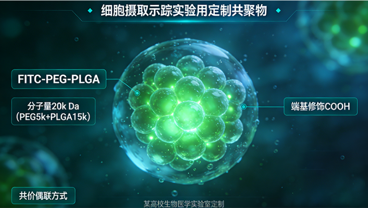 FITC-PEG-PLGA 绿色两亲嵌段共聚物定制