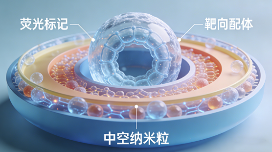 /靶向配体修饰中空纳米粒定制