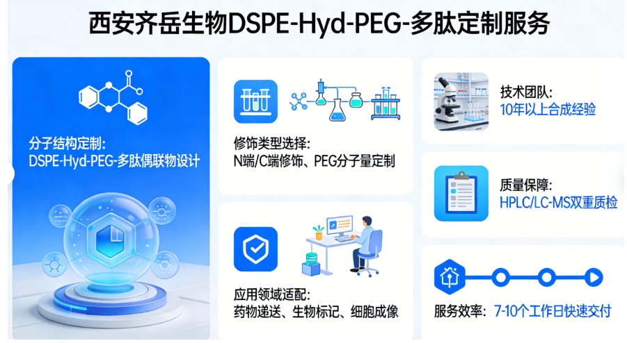 DSPE-Hyd-PEG-多肽定制合成技术服务（西安齐岳生物）