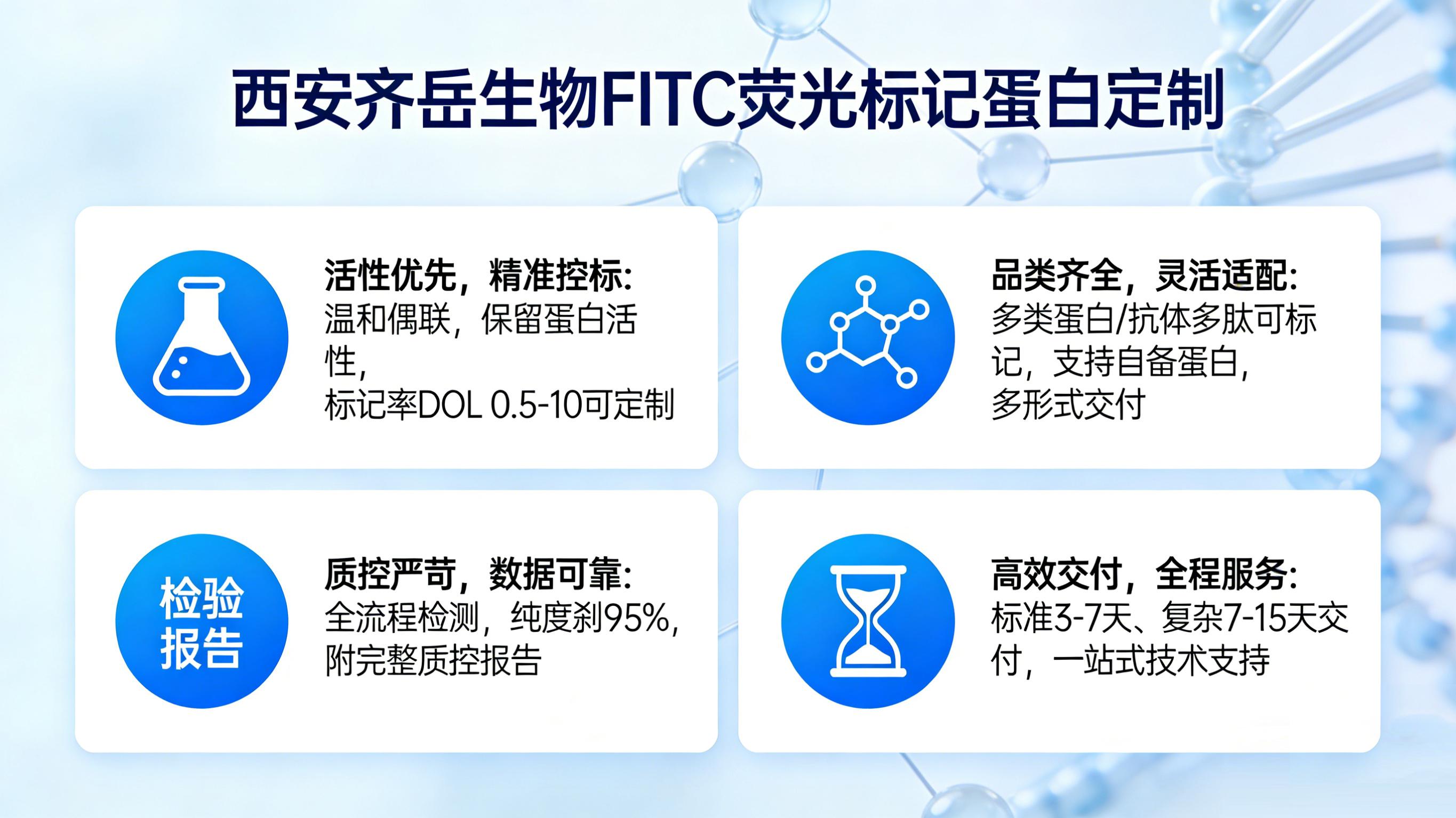 FITC蛋白定制服务——西安齐岳生物